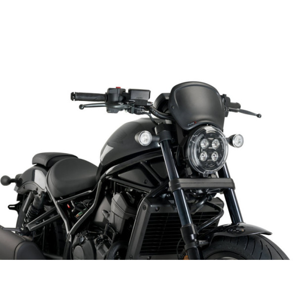 Puig Retro Fly Screen Matt Black